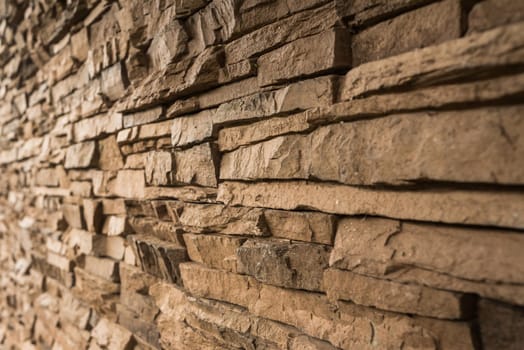 Old brown brick wallpaper texture