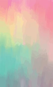 Realistic multicolored painted watercolor abstract background - Vector