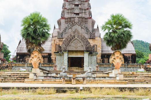 Ancient buddhist khmer temple in Angkor Wat complex, Cambodia