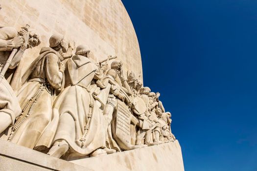 Beautiful and colossal Discovery Monument in Lisbon