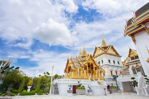 The Wat Phra Kaeo, Temple of the Emerald Buddha,Bangkok Thailand.