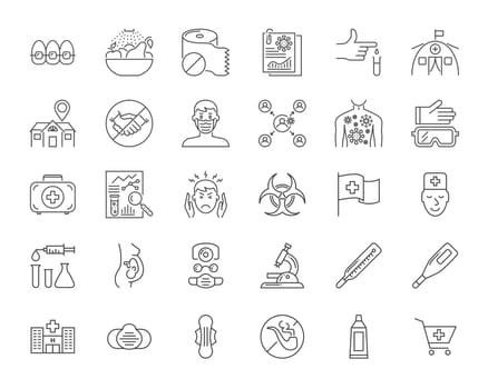 Medical Vector Icons Set.