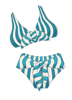 Swimming suit for women, retro clothes for summer holidays