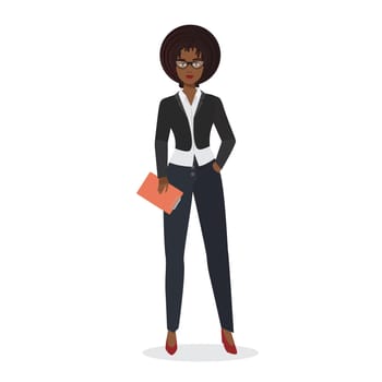 Confident african business woman