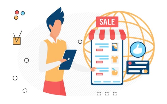 Online global mobile store retail shopping platform