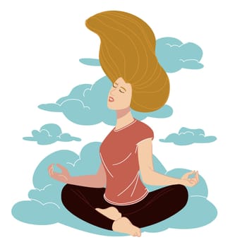 Meditation and yoga, lightness and clarity of mind