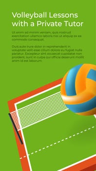 Volleyball lessons with private tutor or coach