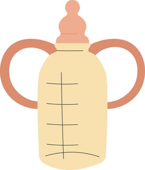 Bottle for milk or water, caring for children
