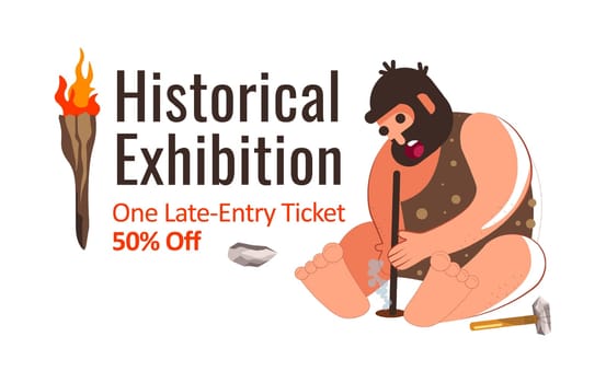 Historical exhibition entry ticket discounted