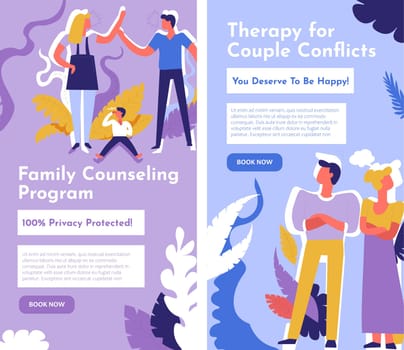 Family counselling program, treatment therapy