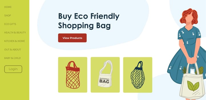 Buy eco friendly shopping bag, textile package