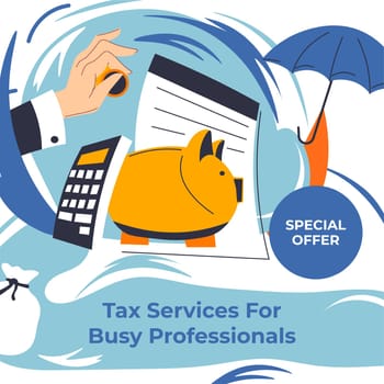 Tax services for busy professionals, special offer