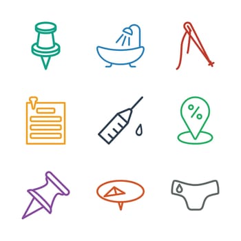 shower,symbol,note,pinned,panties,dressmaking,icon,sign,isolated,tailor,simple,office,pin,white,paper,attachment,web,children,design,sewing,vector,pushpin,graphic,set,tack,reminder,equipment,message,push,tool,rash,sale,location,thumbtack,illustration,needle,injection,bulletin,on,background,object