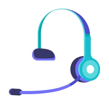 Headphones with microphone, call center appliance