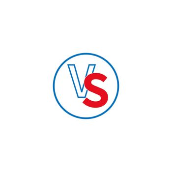 VS icon design template vector