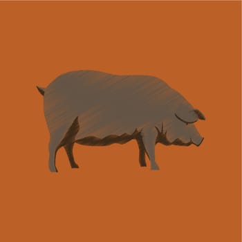 pets,shading,icon,sausage,pork,pig,domestic,head,mammal,flat,design,fat,farm,piggy,piglet,organic,nature,cartoon,label,food,swine,bacon,meat,animal,style