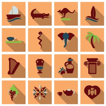 symbol,civilization,historical,vase,alphabet,theatre,music,myth,olive,antique,they,laurel,rome,image,past,comedy,european,archeology,history,athens,ancient,amphora,mythology,traditional,silhouette,concept,harp,icon,classical,greece,flat,design,theme,vector,mask,architecture,antiquities,greek,ceramics,art,set,column,wreath,pottery,classic,tragedy,culture,temple,illustration,travel