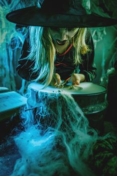 Young Witch Is Cooking With Magic Bones