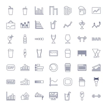 code,line,dolar,icon,for,ice,bottle,barbell,bar,pizza,web,cocktail,and,browser,scanner,stick,vector,on,glass,statistic,set,mobile,cream,soda,clean,loading,graph,drink,sale,growth,window,chart,wine,soap,chocolate
