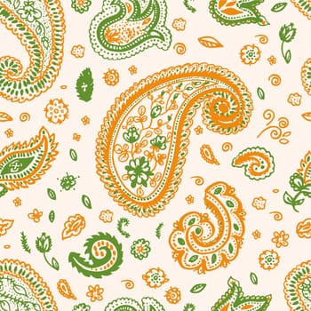 Vintage floral print floral seamless pattern