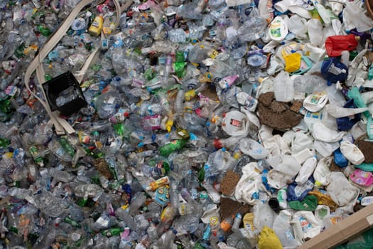16 october 2022 Almada, Portugal: recyclable landfill