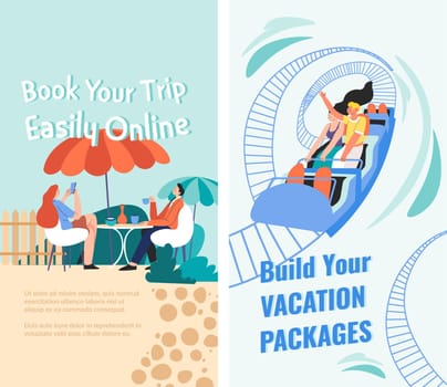 Book your trip easily online, build your vacation