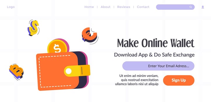 Make online wallet, download app do safe exchange