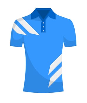Sports polo, shirt for sportive activities vector