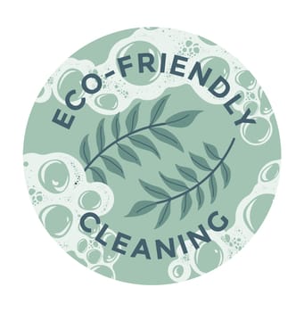 Eco friendly cleaning for home, detergent label