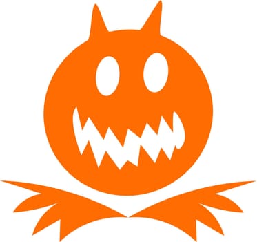 Halloween Flat Creepy Ghost Jack Icon