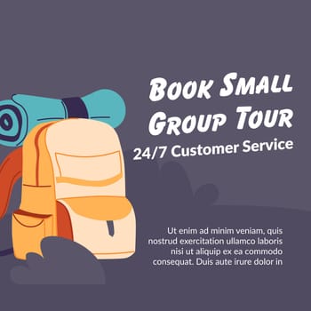 Book tour for small groups, daily customer service