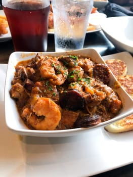 Shrimp Appetizer at Fancy Restaurant