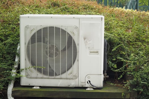 an air conditioning machine outdoor