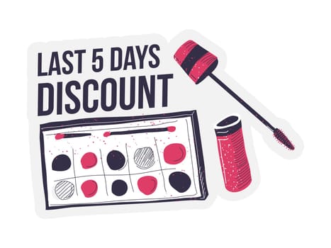 Discount for natural face cosmetics last 5 days