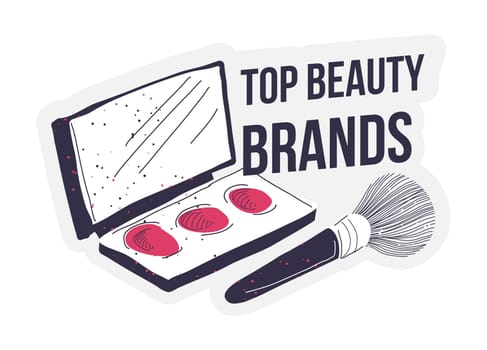 Best cosmetic brands, top quality shades palette