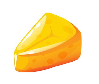 Chewysugar cheese shaped gummy jelly candy icon