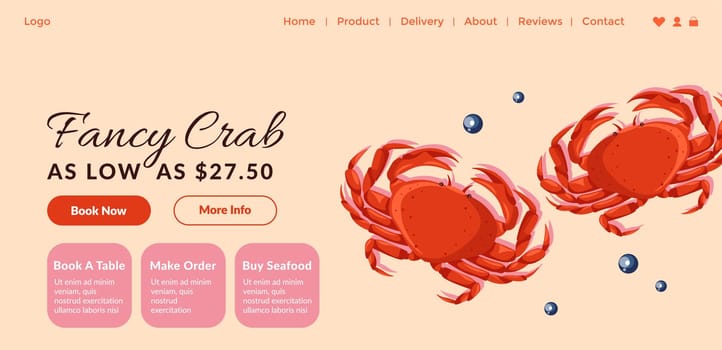 Fancy crab at low price, buy seafood in store
