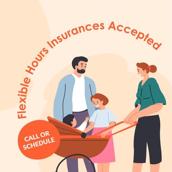 Flexible hours insurances accepted call schedule