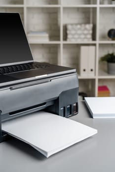 Photocopier machine for document printing in the office