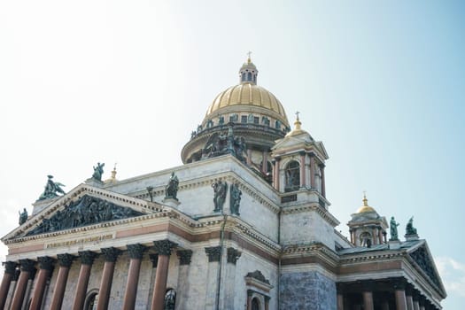 Russia St. Petersburg - August 15,2019 St. Isaac's Cathedral