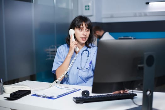 Digital communication in medical office