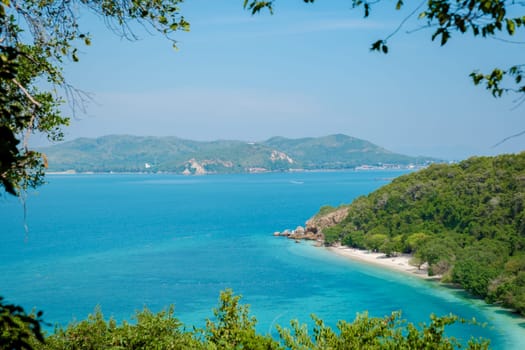Ko Kham Island Sattahip Chonburi Samaesan Thailand a tropical Island in Thailand with a blue ocean