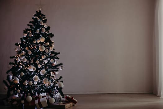 Christmas Decor Christmas tree with Christmas Garland