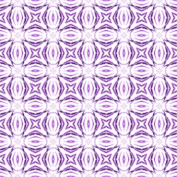 Medallion seamless pattern. Purple great boho chic summer design. Textile ready dramatic print, swimwear fabric, wallpaper, wrapping. Watercolor medallion seamless border.