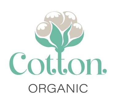Cotton organic natural textile stable fiber vector