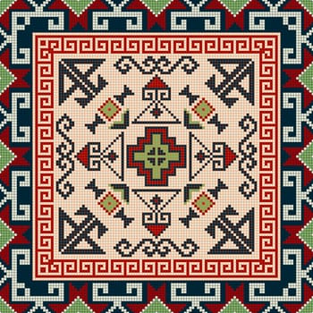 Georgian embroidery pattern 88