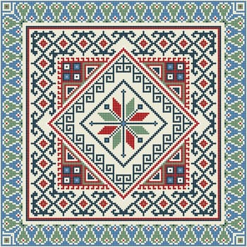 Georgian embroidery pattern 95