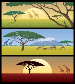 Africa Landscapes Set
