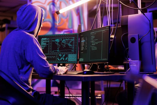 Criminal hacking computer network