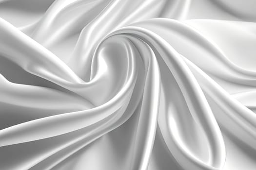 Closeup of rippled white silk fabric lines.Closeup of rippled white silk fabric cloth lines. Closeup of rippled white satin fabric cloth texture background
